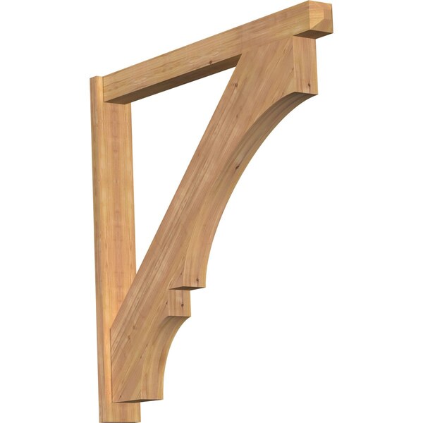 Ekena Millwork Balboa Craftsman Smooth Outlooker, Western Red Cedar, 5 1/2"W x 46"D x 46"H OUT06X46X46BOA04SWR - main